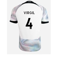 Liverpool Virgil van Dijk #4 Fotballklær Bortedrakt 2022-23 Kortermet